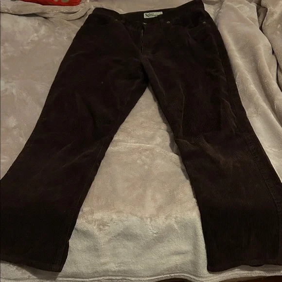 Stylish Brown Corduroy Pants - Picture 2 of 3